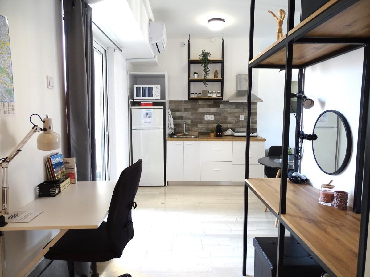 Hermes New & Comfy Studio - 25' Walk To The Acropolis Atenas Exterior foto